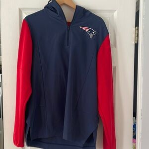 Patriots Navy and Red Hoodie